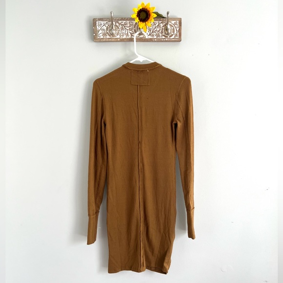 🌻🆕FREE PEOPLE GIA CARDI-Warm Tobacco color-Size X-Small Left - Picture 14 of 15